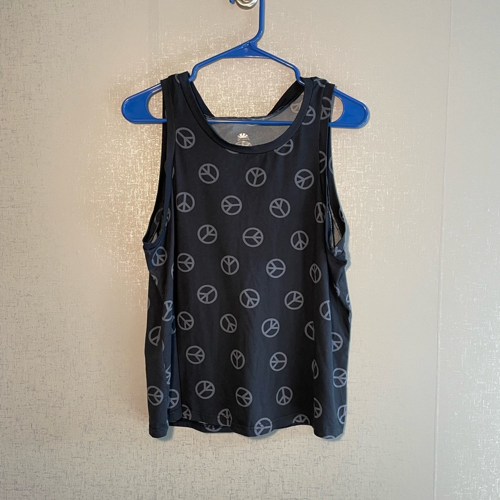 C&C california peace sign tank top